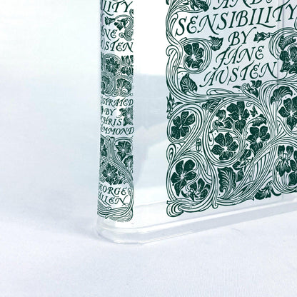NORDORA Sense and Sensibility Acrylic Book Vase