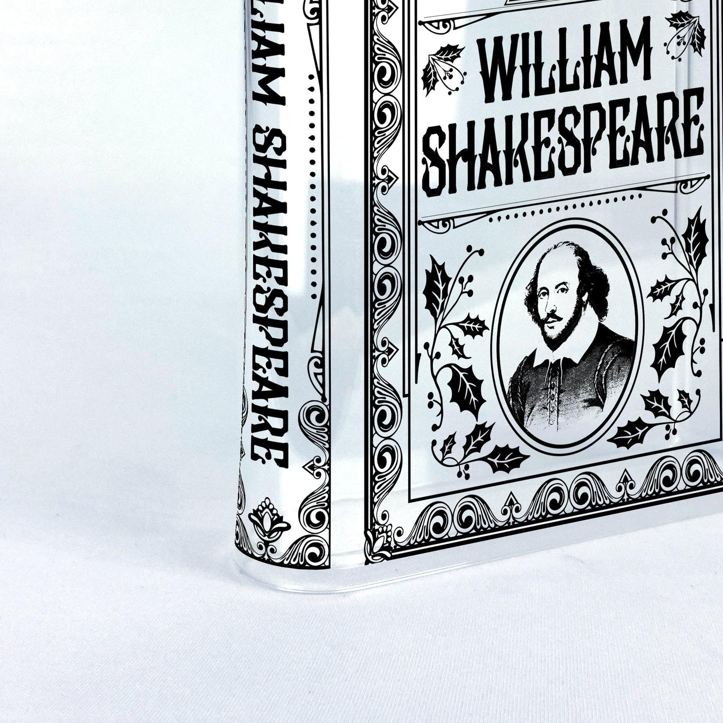 NORDORA The Complete Works of William Shakespeare Acrylic Book Vase